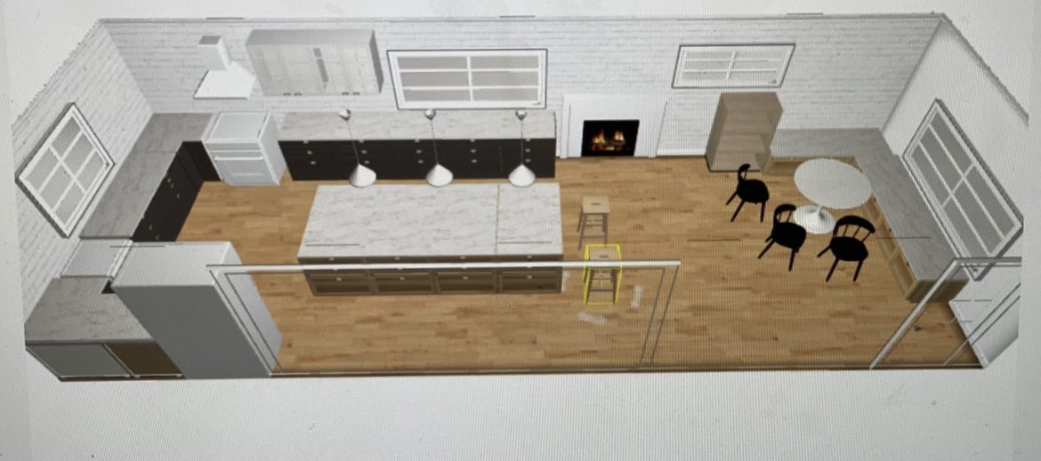 Ikea planning tool of kitchen renovation